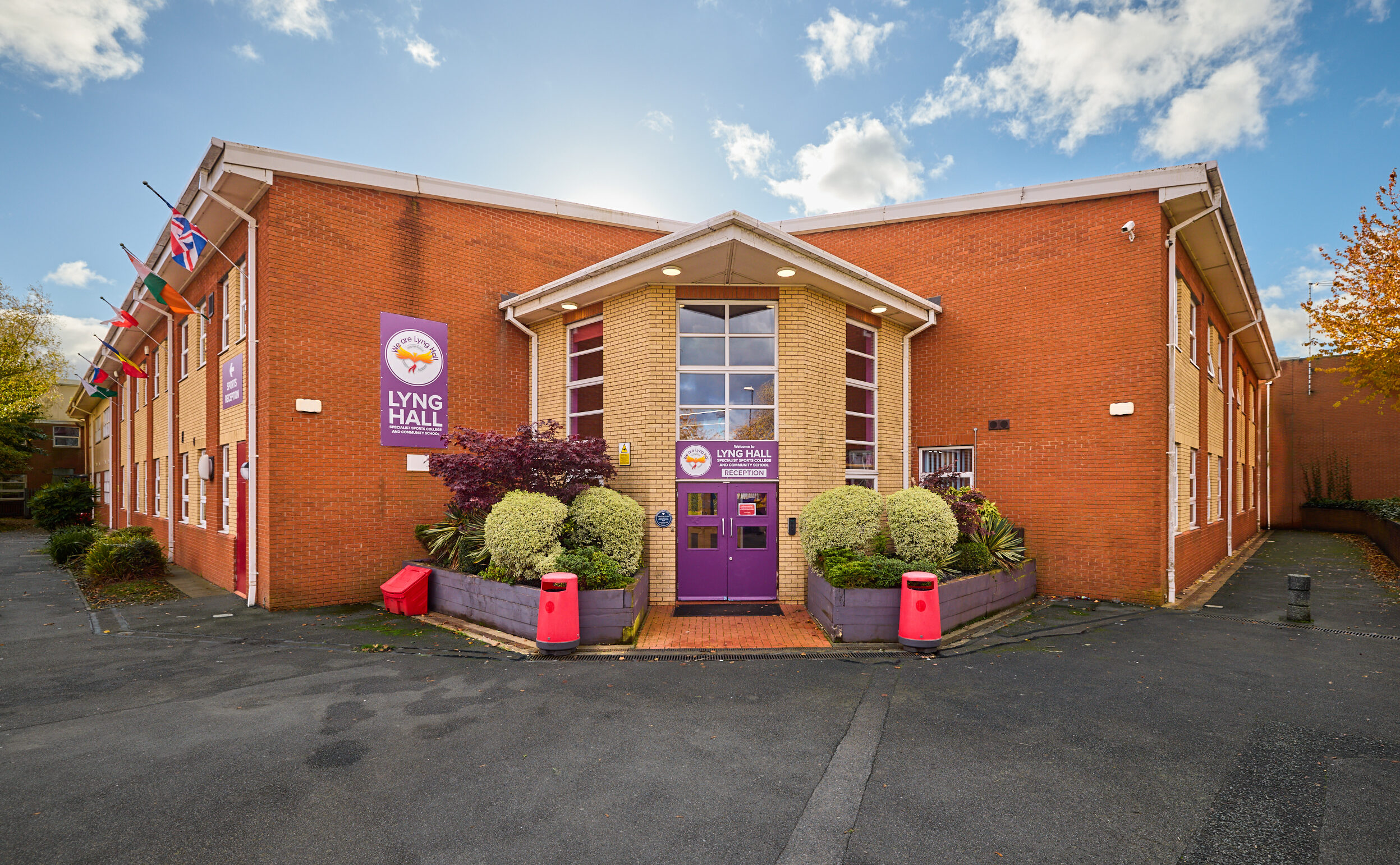 Lyng Hall School Front of school image